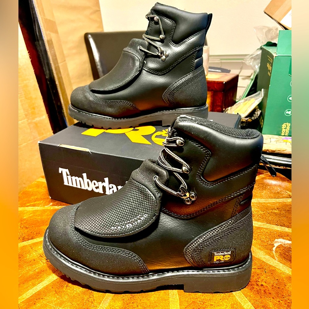 Timberland PRO Men's 53530 8" MetGuard Steel-Toe Boot